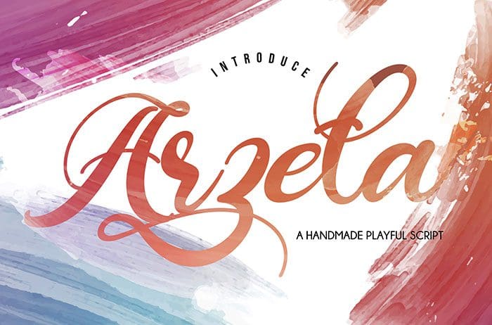 Arzeta Script Font