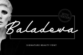 Baladewa Signature Font