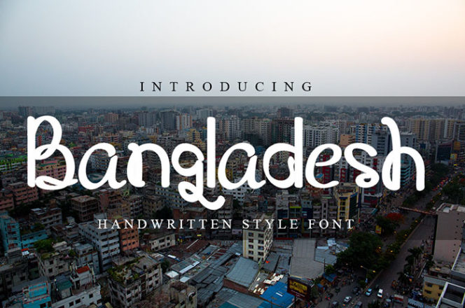 Bangladesh Handwritten Font