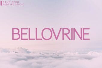 Bellovrine Sans Serif Font