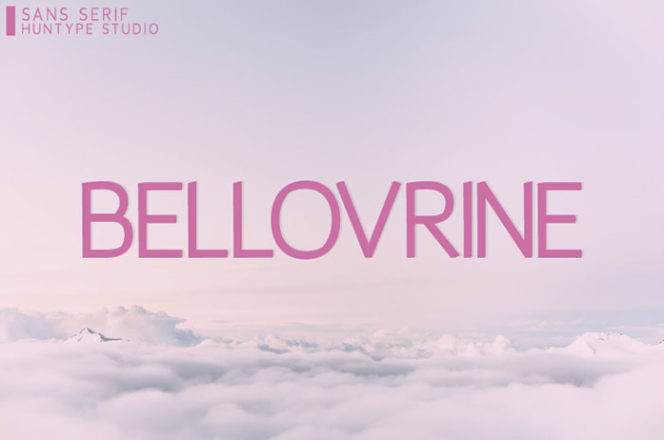 Bellovrine Sans Serif Font