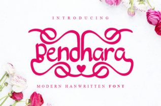 Bendhara Handwritten Font