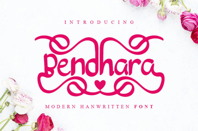 Bendhara Handwritten Font