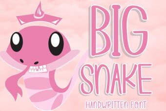 Big Snake Handwritten Font