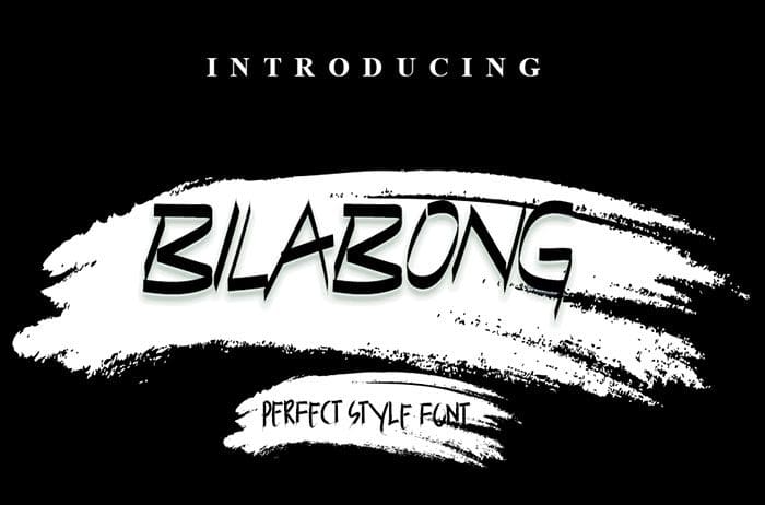 Bilabong Handwritten Font