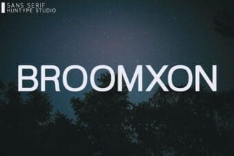 Broomxon Sans Serif Font