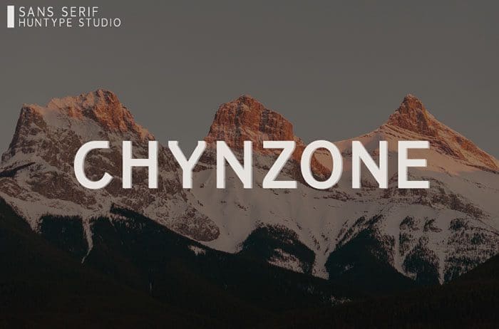 Chynzone Sans Serif Font