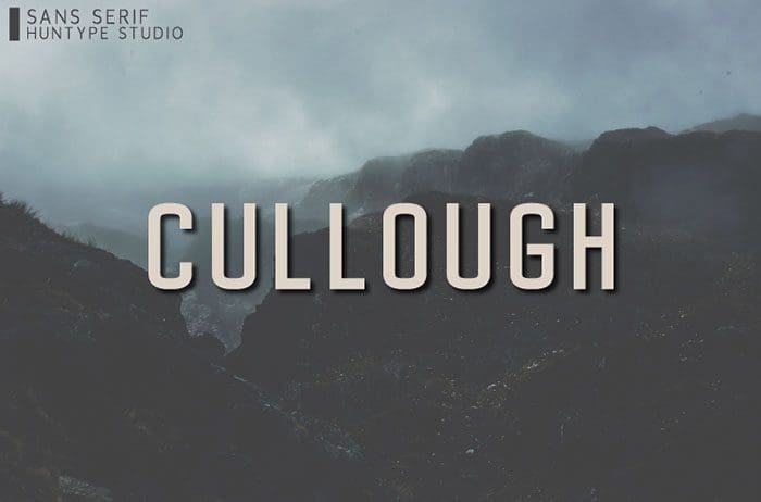 Cullough Sans Serif Font