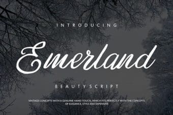 Emerland Script Font