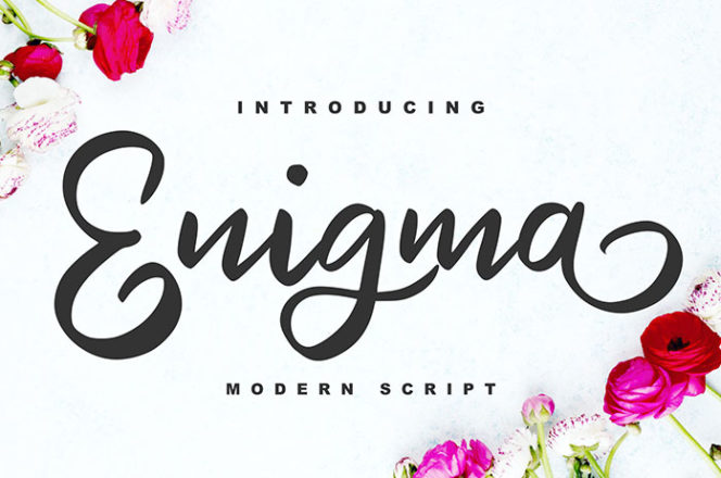 Enigma Script Font