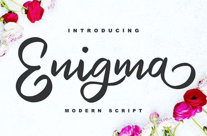Enigma Script Font