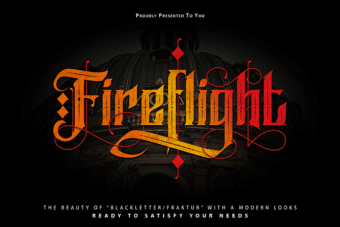 FireFlight Blackletter Font