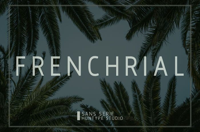 Frenchrial Sans Serif Font