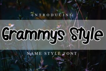 Grammys Style Handwritten Font