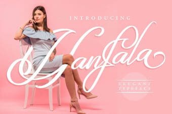 Hafala Elegant Script Font