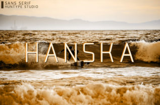 Hanska Sans Serif Font