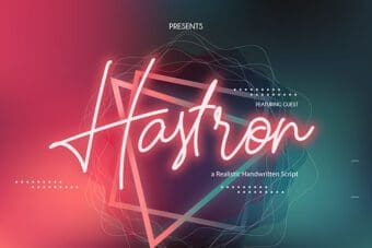 Hastron Script Font