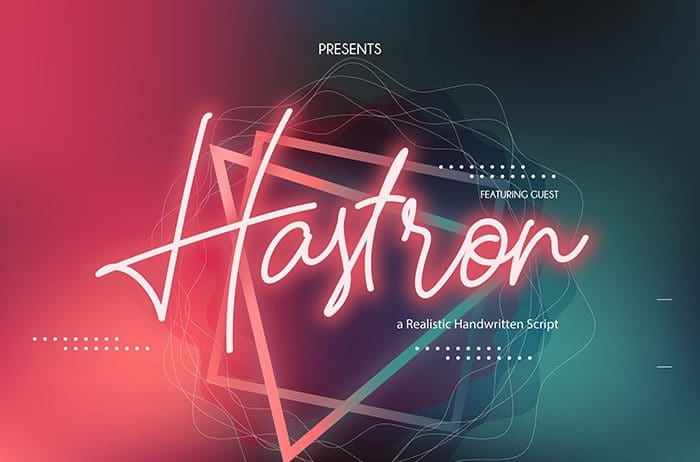 Hastron Script Font