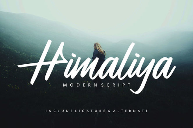 Himaliya Script Font
