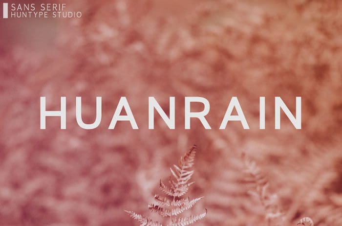 Huanrain Sans Serif Font