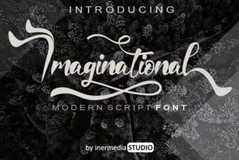 Imaginational Calligraphy Font