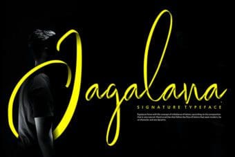 Jagalana Signature Font