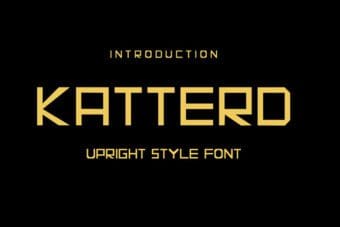 Katterd Sans Serif Font