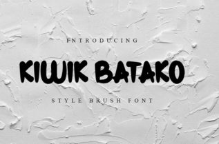 Kiwik Batako Handwritten Font