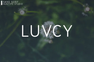 Luvcy Sans Serif Font