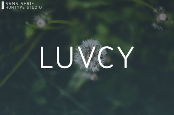 Luvcy Sans Serif Font