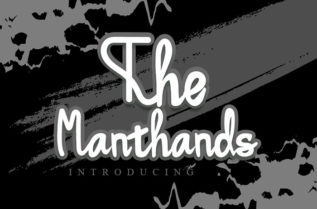 Manthands Calligraphy Font