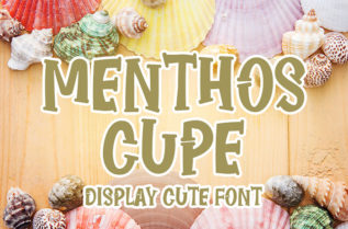 Menthos Cupes Handwritten Font