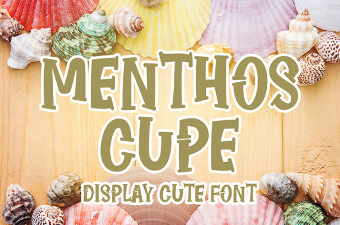 Menthos Cupes Handwritten Font
