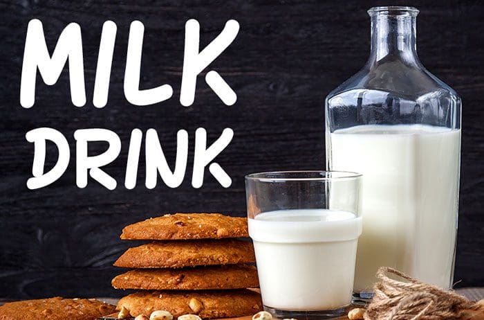 Milk Drink Handwritten Font