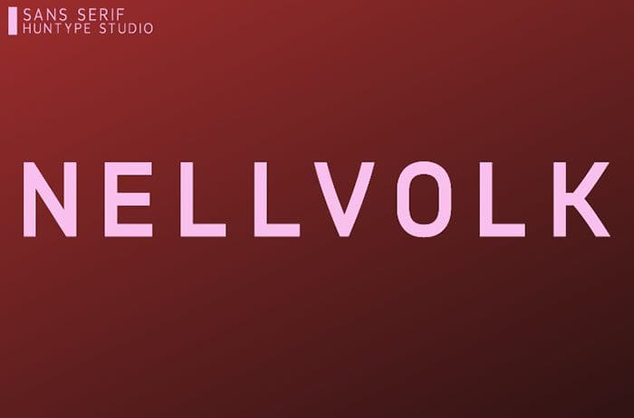 Nellvolk Sans Serif Font