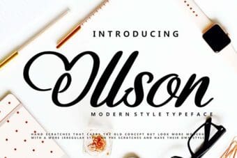 Ollson Script Font