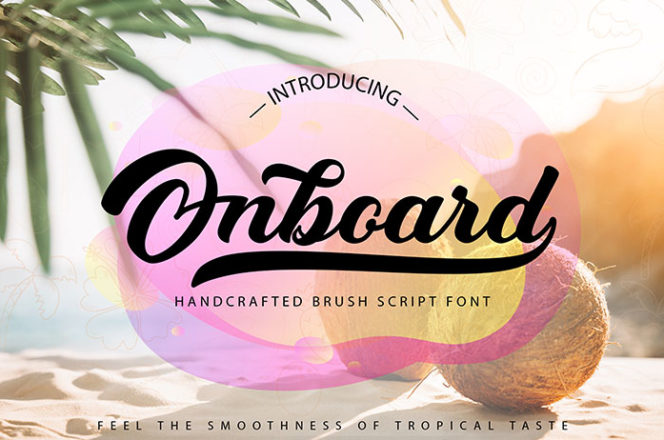 Onboard Script Font