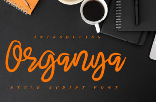 Organya Script Font