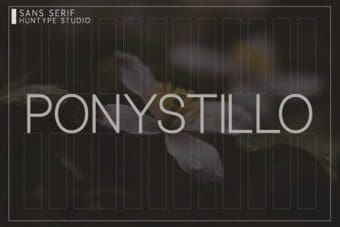 Ponystillo Sans Serif Font