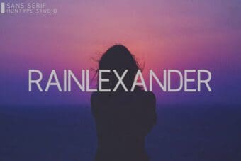 Rainlexander Sans Serif Font