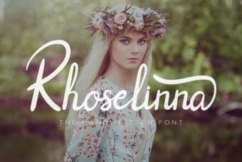 Rhoselinna Handwritten Font