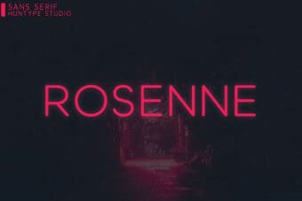 Rosenne Sans Serif Font