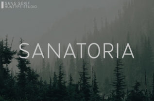 Sanatoria Sans Serif Font