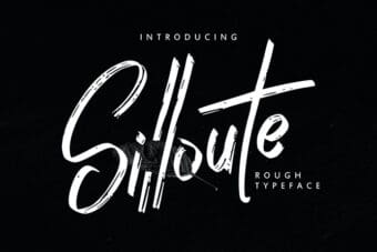 Silloute Rough Script Font