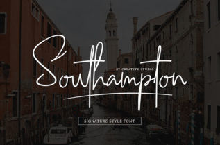 Southampton Signature Font