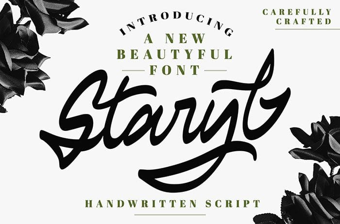 Staryl Handwritten Font
