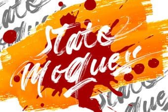 State Moques Brush Font