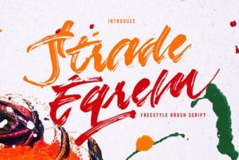 Strade Eqrem Brush Font