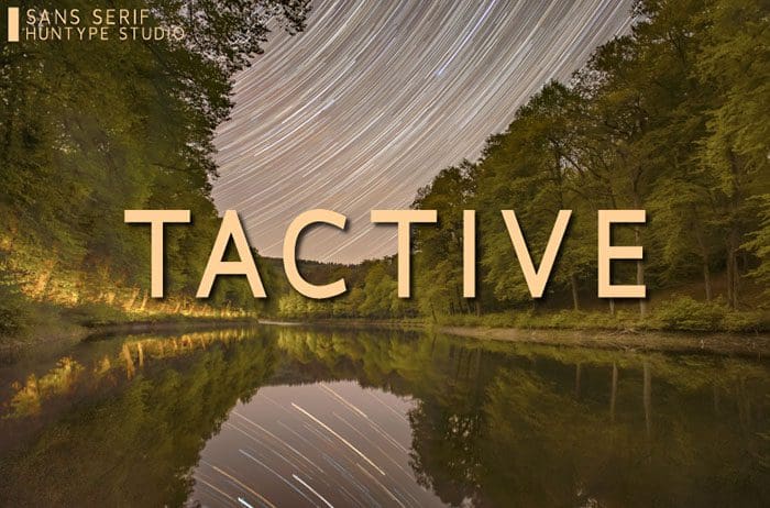 Tactive Sans Serif Font