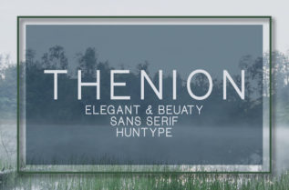 Thenion Sans Serif Font